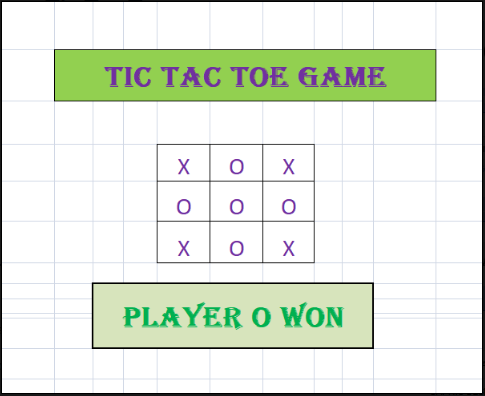 Tic Tac Toe Game in Microsoft Excel