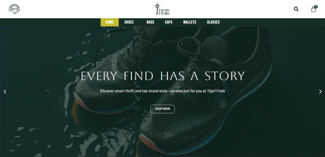 E-Commerce Website – Tijori Finds | WordPress WooCommerce